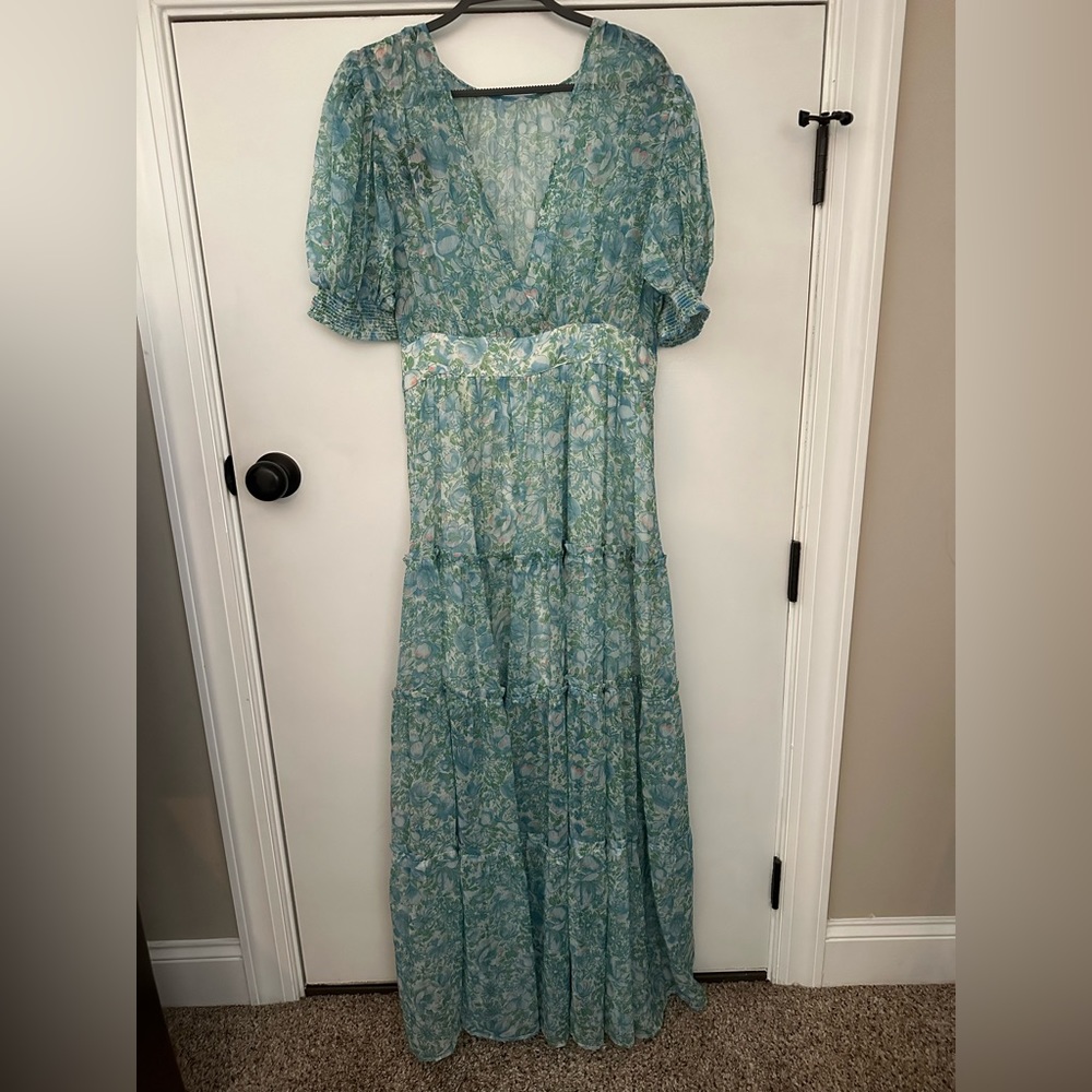 BYTIMO Floral Chiffon Tiered dress - Picture 8 of 8